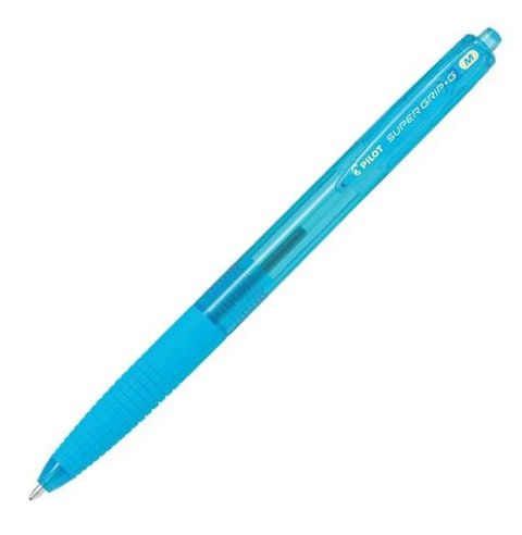 Obrázek produktu: Pilot Super Grip-G Kuličkové pero stiskací hrot M - sv. modré