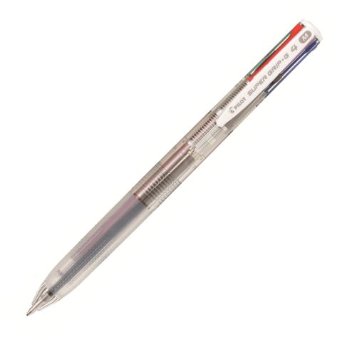 Obrázek produktu: Pilot Super Grip-G4 Kuličkové pero čtyřbarevné, transparentní
