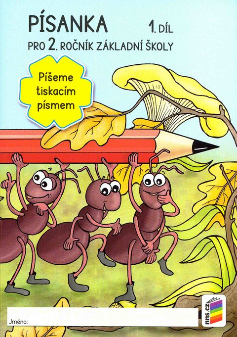 Obrázek produktu: Písanka pro 2. ročník ZŠ 1. díl - Píšeme tiskacím písmem