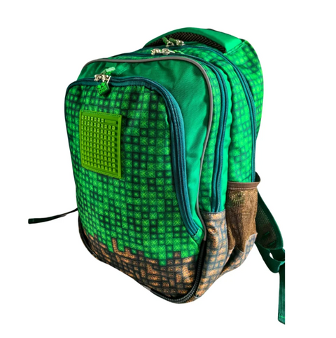 Obrázek produktu: PIXIE CREW Junior batoh, zelená, Mine&Craft 100 pixelů