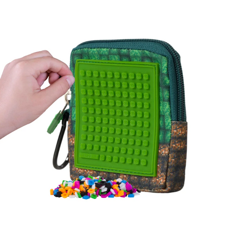 Obrázek produktu: PIXIE CREW Kapsa čtverec,zelená, Mine&Craft 50 pixelů