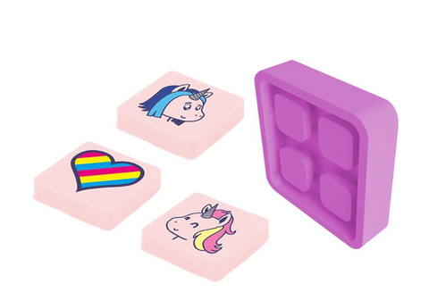 Obrázek produktu: PIXIE CREW odznáček s motivem jednorožce - růžový