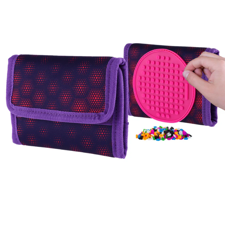 Pixie Crew Peněženka na suchý zip s vnitřní kapsou na zip a prostorem pro karty a bankovky 10-41