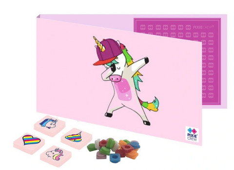 Obrázek produktu: PIXIE CREW pohlednice a přání s dárkem uvnitř - Jednorožec