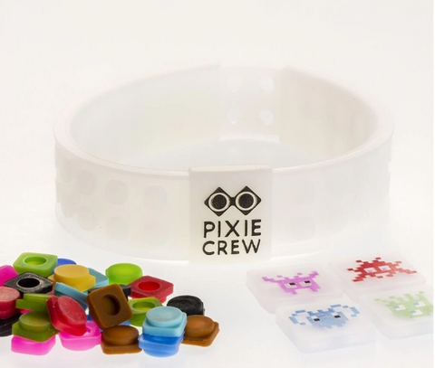 Obrázek produktu: PIXIE CREW Space Invaders Kreativní tématický náramek SVÍTÍCÍ VE TMĚ