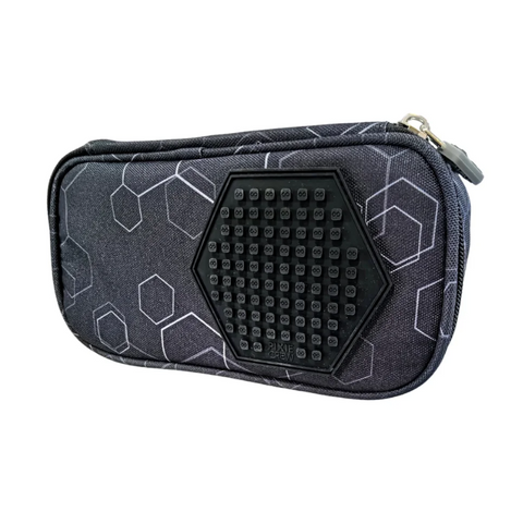 Obrázek produktu: PIXIE CREW Studentský penál, černá, Hexa, 50 pixelů mix