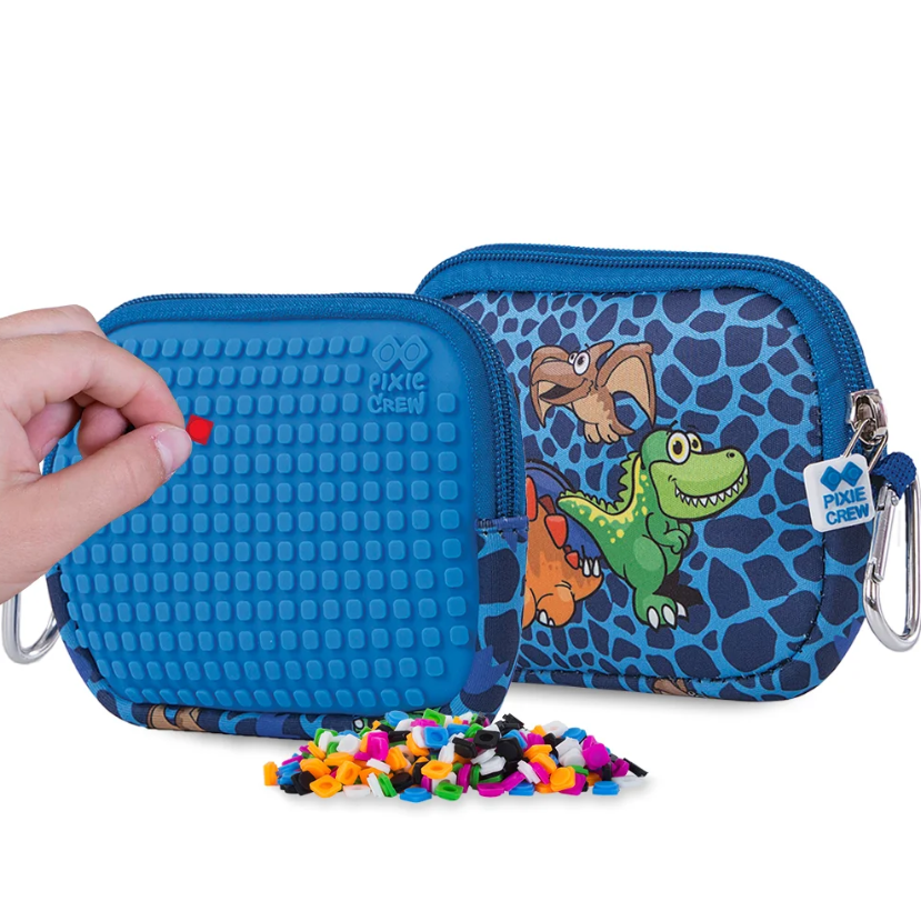 PIXIE CREW univerzální pouzdro DINO MODRÉ