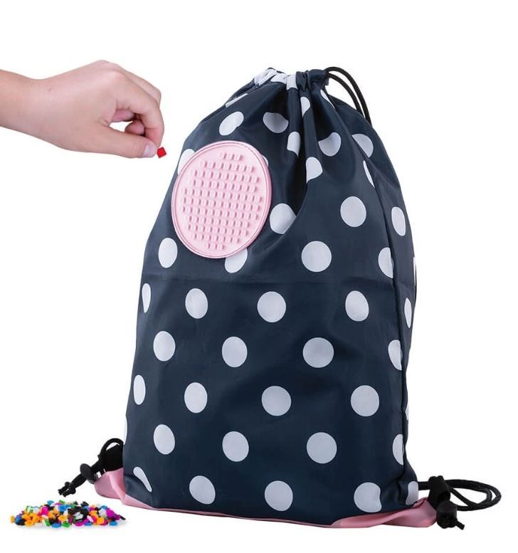 PIXIE CREW vak na záda - modrý s puntíkem