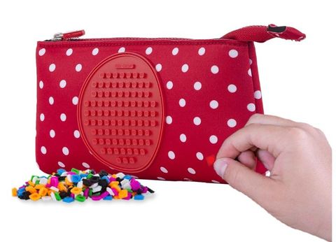 Obrázek produktu: PIXIE CREW velké pouzdro - červené s bílými puntíky