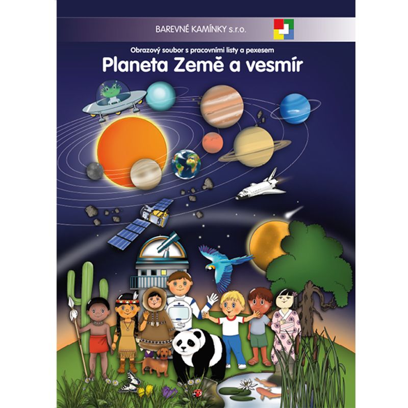 Planeta Země a Vesmír - obrazový výukový soubor s pracovními listy