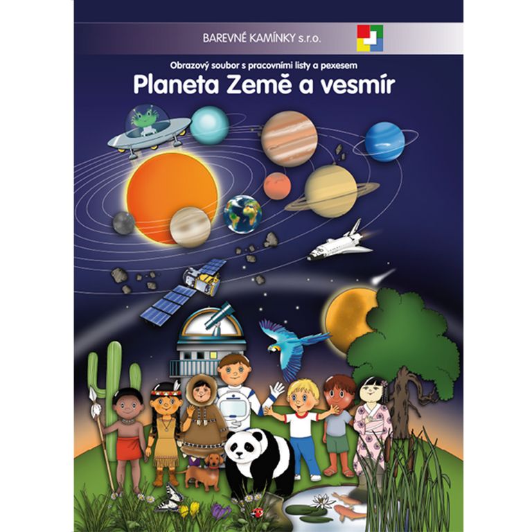 Planeta Země a Vesmír - obrazový výukový soubor s pracovními listy
