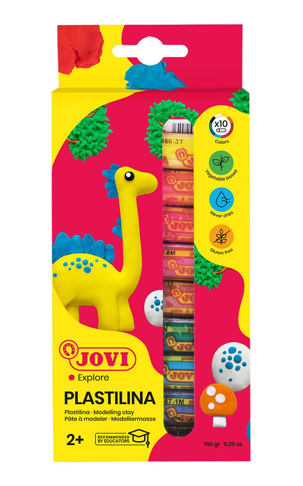 Plastelína Jovi - 10 × 15 g