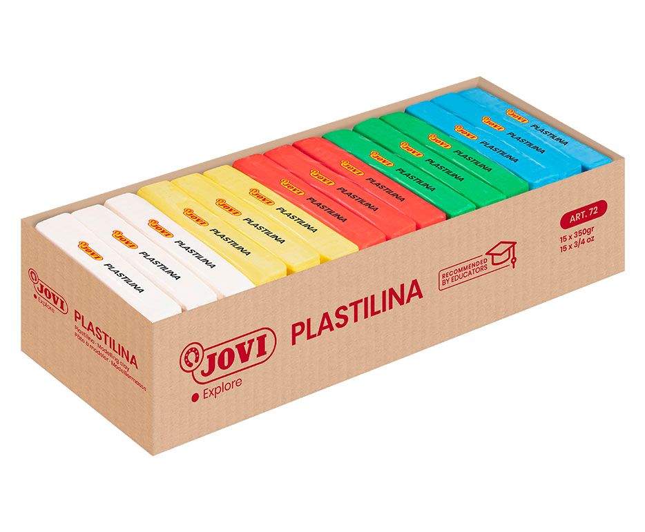 Plastelína Jovi - 15 × 350 g, 5 barev