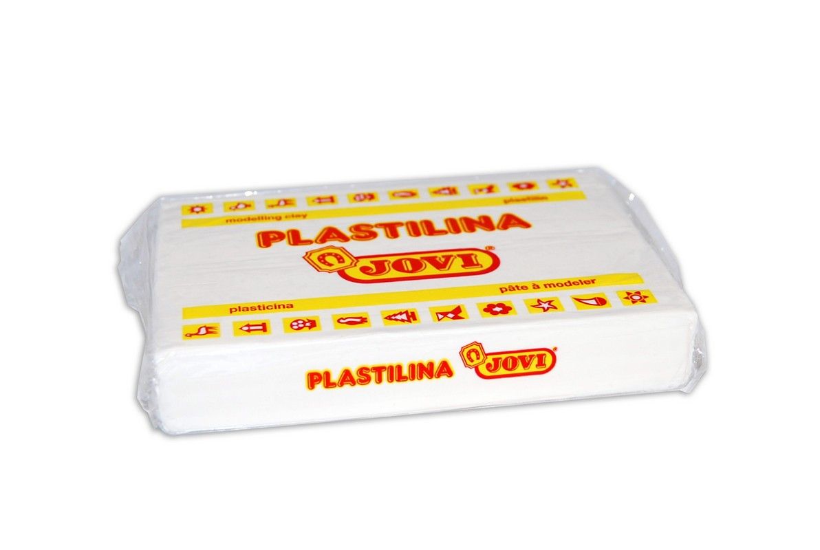 Plastelína JOVI 150 g - bílá