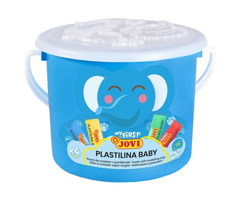 Obrázek produktu: Plastelína JOVI BABY 10 × 38 g, modrý kbelík