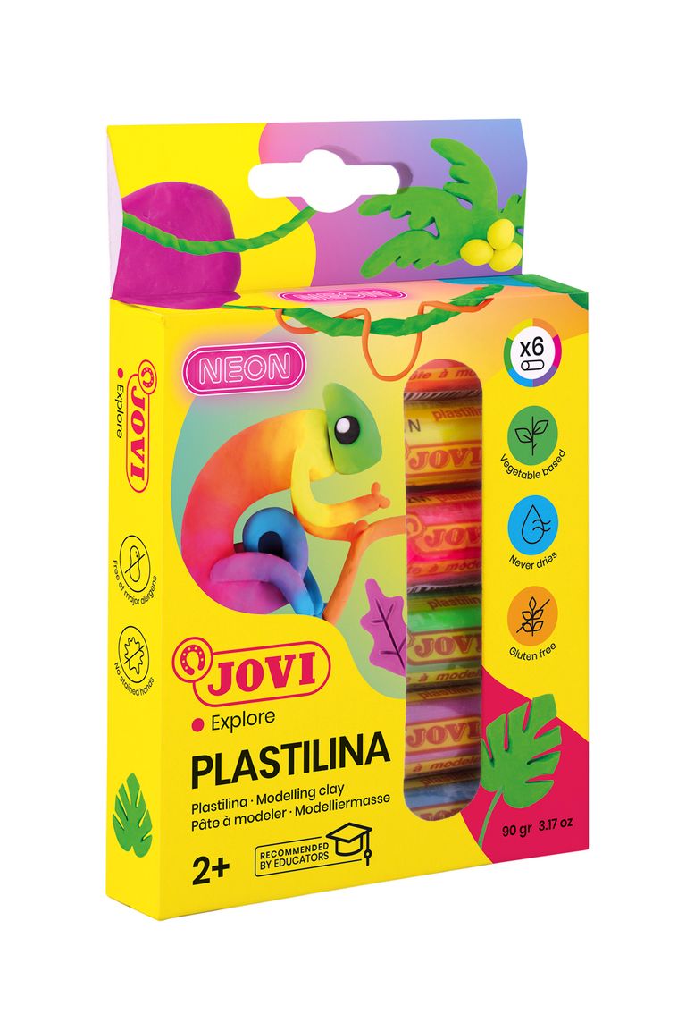 Plastelína JOVI - FLUOR 6 x 15 g