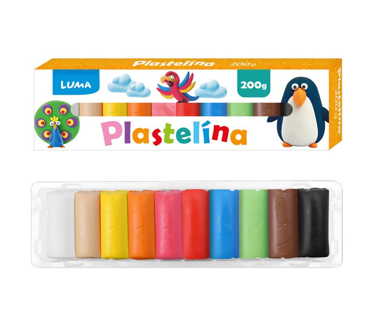 Plastelína LUMA 10 barev LUMA trading s.r.o.