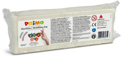 Obrázek produktu: Plastelína PRIMO 550 g - bílá