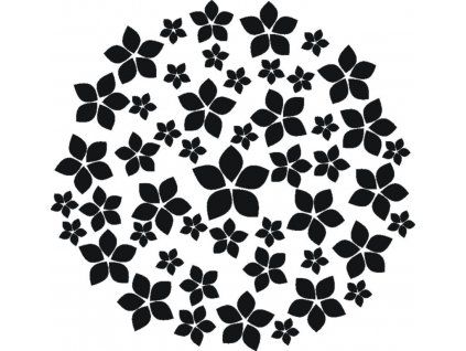 Plastová šablona - Kytice, 29 × 29 cm