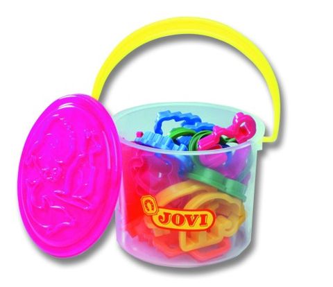 Obrázek produktu: Plastová vykrajovátka Jovi - 24 ks v kyblíku (4×6 motivů)