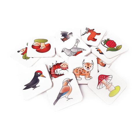 Obrázek produktu: Plastové samolepící rozlišující značky pro mateřské školky - Les