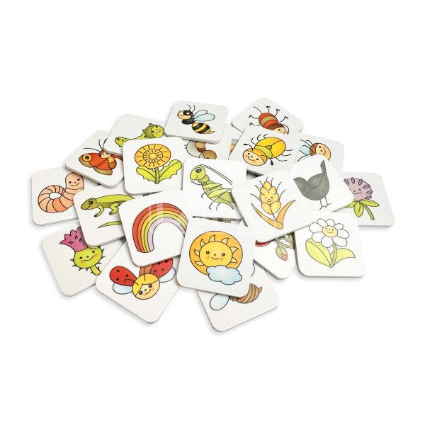 Plastové samolepící rozlišující značky pro mateřské školky - Louka