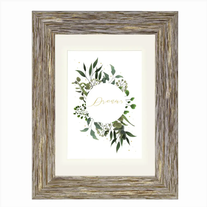 Plastový rámeček CHALET 13 x 18 cm - hnědošedá