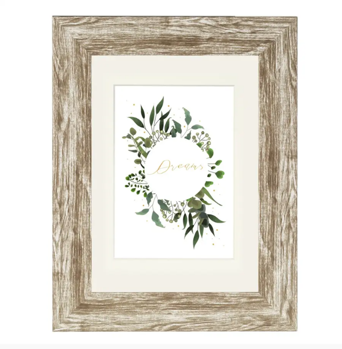 Plastový rámeček CHALET 15 x 20 cm - hnědá