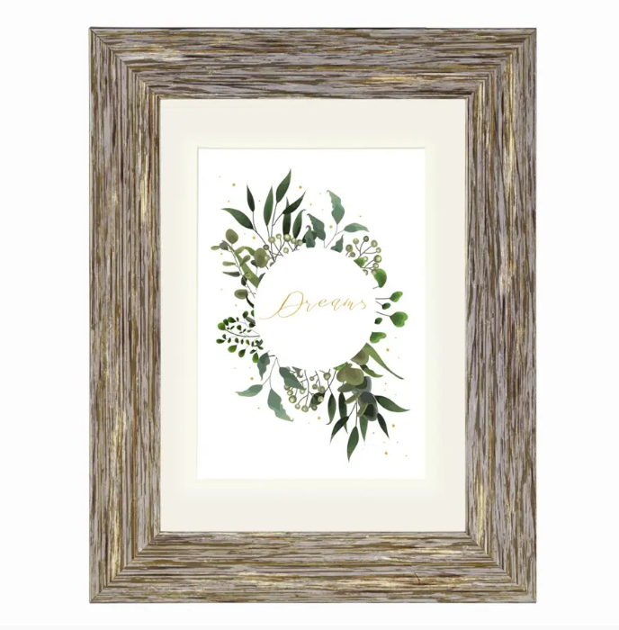 Plastový rámeček CHALET 15 x 20 cm - hnědošedá