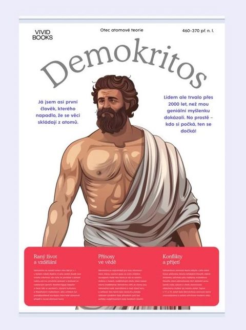 Obrázek produktu: Plátěný obraz Demokritos 1000 × 1400 mm