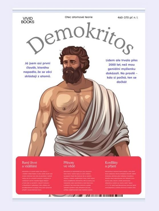 Plátěný obraz Demokritos 594 × 841 mm