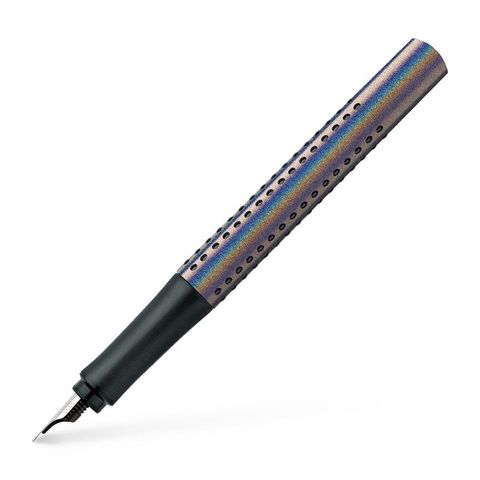 Obrázek produktu: Plnicí pero Faber-Castell Grip Edition Glam, F - stříbrná
