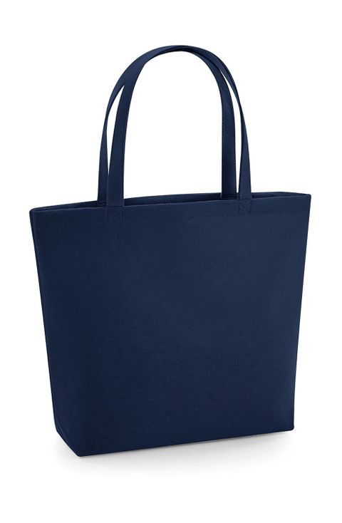 Obrázek produktu: Plstěná taška Tote,100% polyester - 49 x 39 x 13,5 cm - námořnická modrá