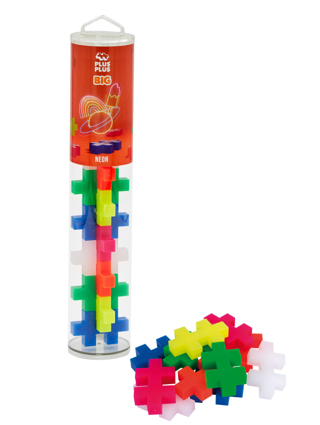 Plus-Plus BIG Neon 15 ks - tuba