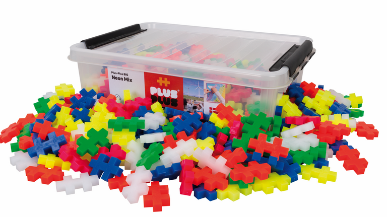 Plus Plus BIG Neon box - 200 ks