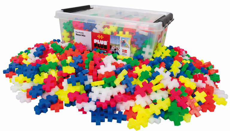 Plus Plus BIG Neon box - 600 ks