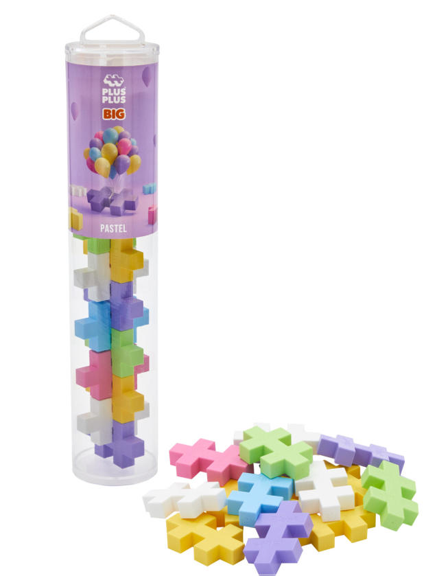 Plus-Plus BIG Pastel 15 ks - tuba