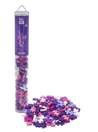 Plus-Plus Tuba Glitter Mix 100 ks