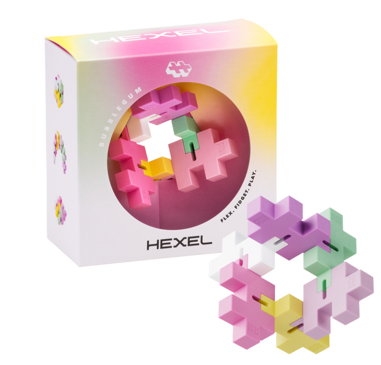 Plus-Plus Hexel Bubblegum