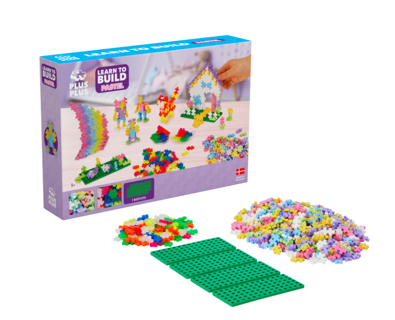 Plus-Plus Nauč se stavět Pastel (600 ks)