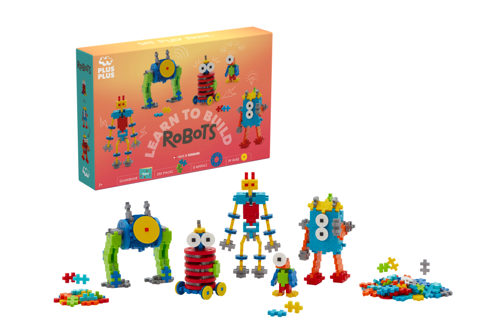 Plus-Plus Nauč se stavět - Roboti, 275 ks