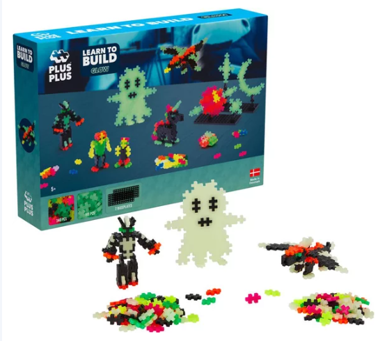 Plus Plus Blocks Naučte se budovat Glow in the Dark Elements