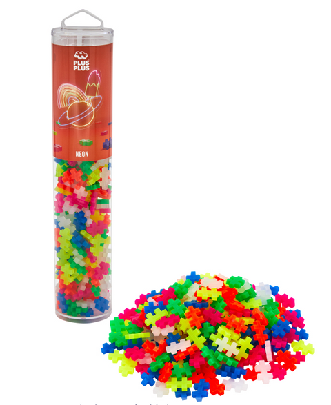 Obrázek produktu: Plus-Plus Neon mix 240 ks - tuba