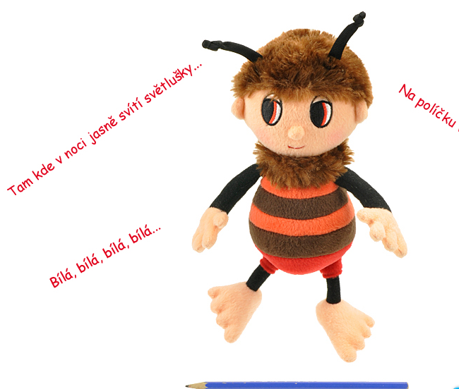 Plyšový Brumda 26 cm česky zpívající