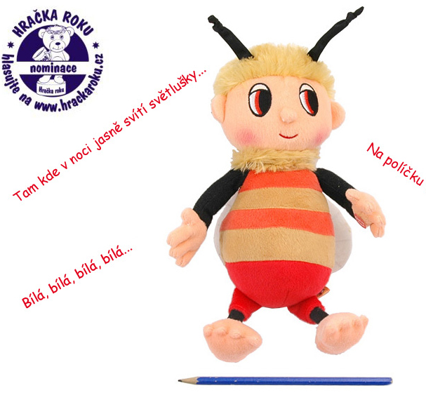 Včelí medvídek zpívající Čmelda 29cm