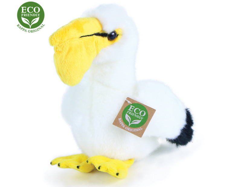 Plyšový pelikán sedící 20 cm ECO-FRIENDLY