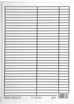 Obrázek produktu: Podložka A4 do sešitu PVC -  linka, linka