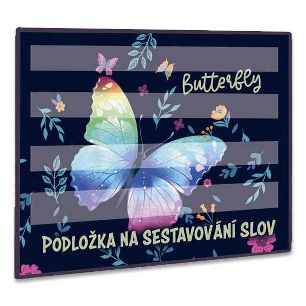 Podložka na sestavování slov - Butterfly/Motýl
