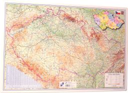 Obrázek produktu: Podložka na stůl 60 × 40 cm - mapa ČR