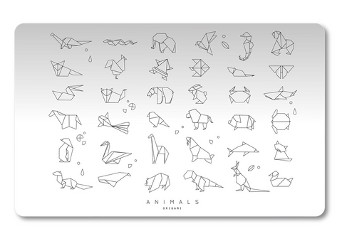 Obrázek produktu: Podložka na stůl 60 × 45 cm, PP - Origami animals